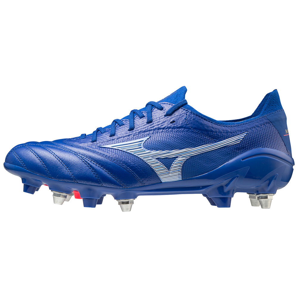 Scarpe Calcio Mizuno Morelia Neo 3 beta Japan Mix Uomo - Blu/Bianche - 40568-LKPR